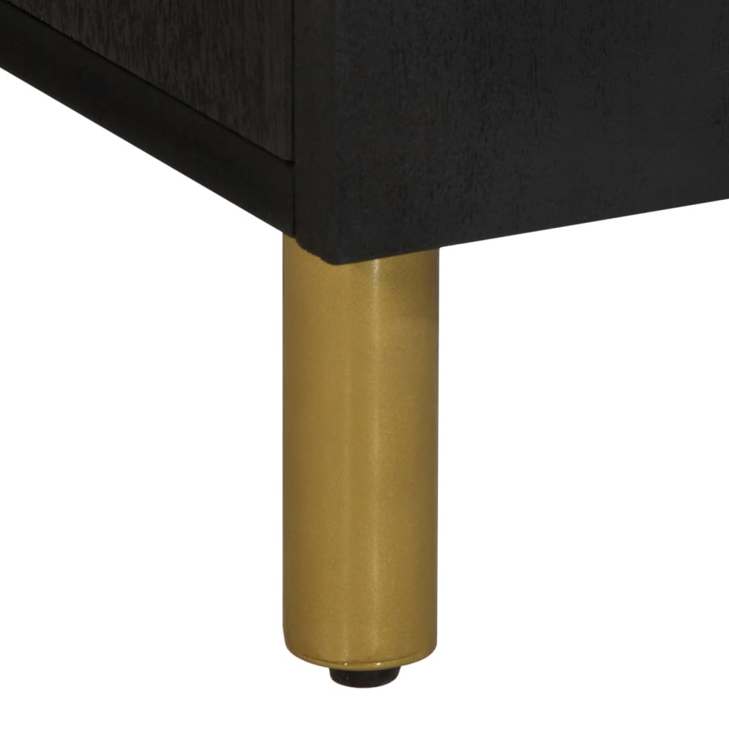 Bathroom Sink Cabinet Black 62x33x58 cm Engineered Wood